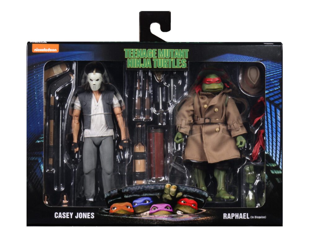 NECA Teenage Mutant Ninja Turtles Action Figure 2-Pack Casey Jones & Raphael in Disguise 18 cm