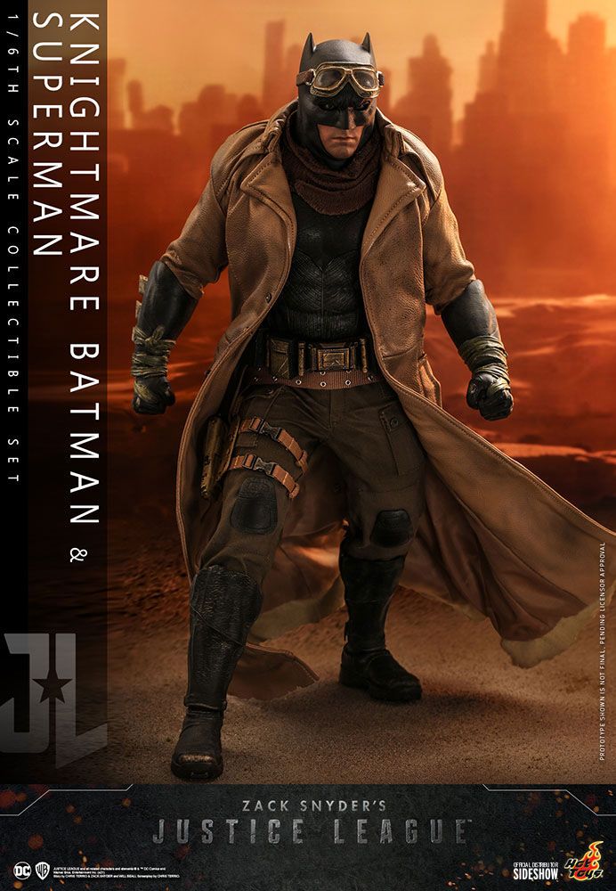 Zack Snyder's Justice League Action Figure 2-Pack 1/6 Knightmare Batman and Superman 31 cm PREORDER - immagine 10