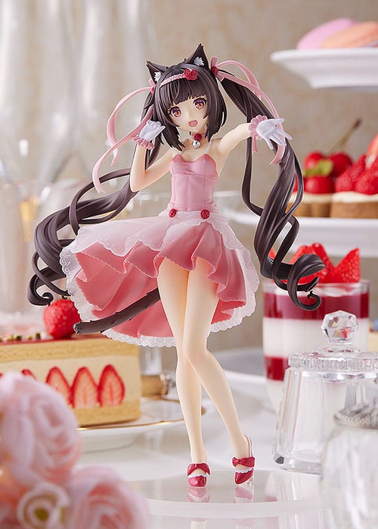 Nekopara Pop Up Parade PVC Statue Chocola: Cocktail Dress Ver. 17 cm PREORDER - immagine 5