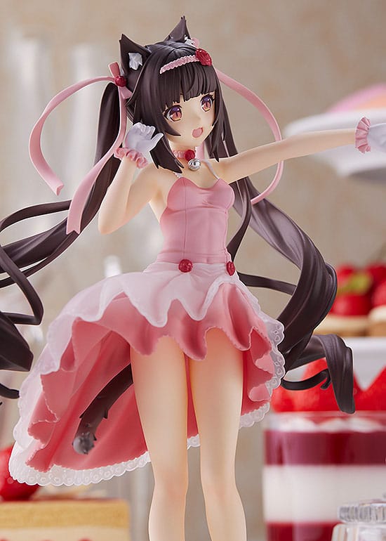 Nekopara Pop Up Parade PVC Statue Chocola: Cocktail Dress Ver. 17 cm PREORDER - immagine 7