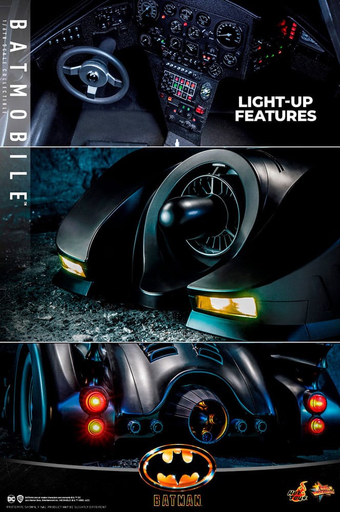 Batman (1989) Movie Masterpiece Action Figure 1/6 Batmobile 100 cm PREORDER - immagine 11