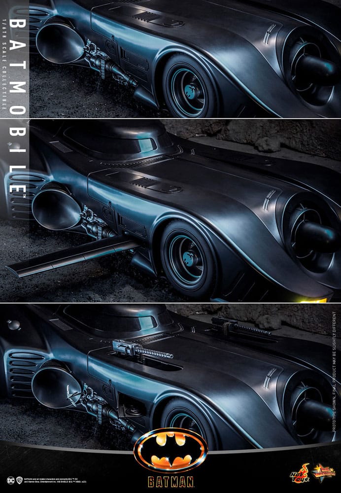 Batman (1989) Movie Masterpiece Action Figure 1/6 Batmobile 100 cm PREORDER - immagine 8