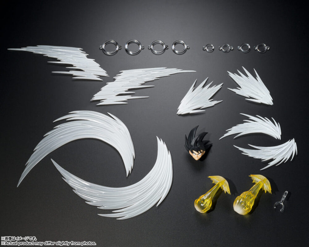 DRAGON BALL Z SON GOKU EFFECT PARTS SET - immagine 7