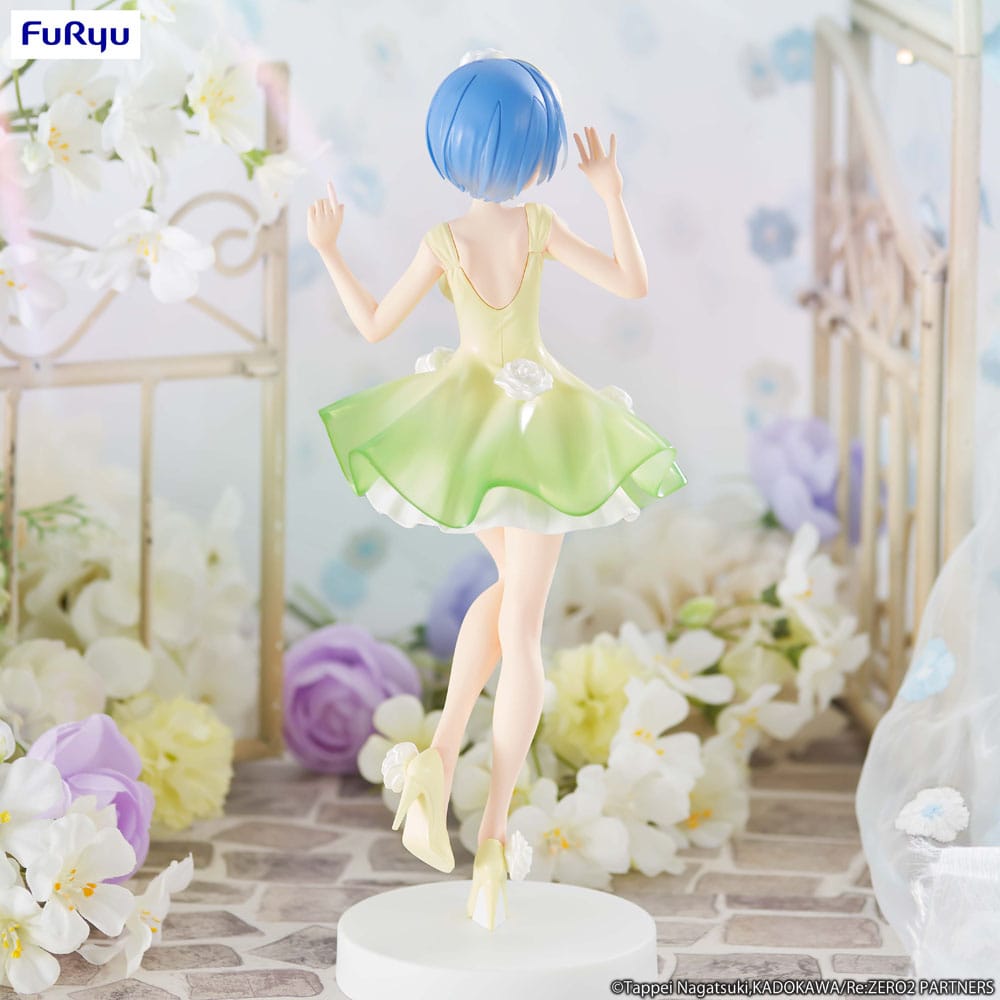 Re: Zero Trio-Try-iT PVC Statue Rem Flower Dress 21 cm - immagine 3