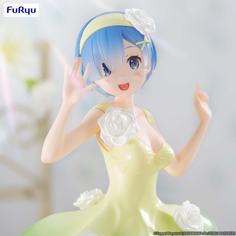 Re: Zero Trio-Try-iT PVC Statue Rem Flower Dress 21 cm - immagine 4