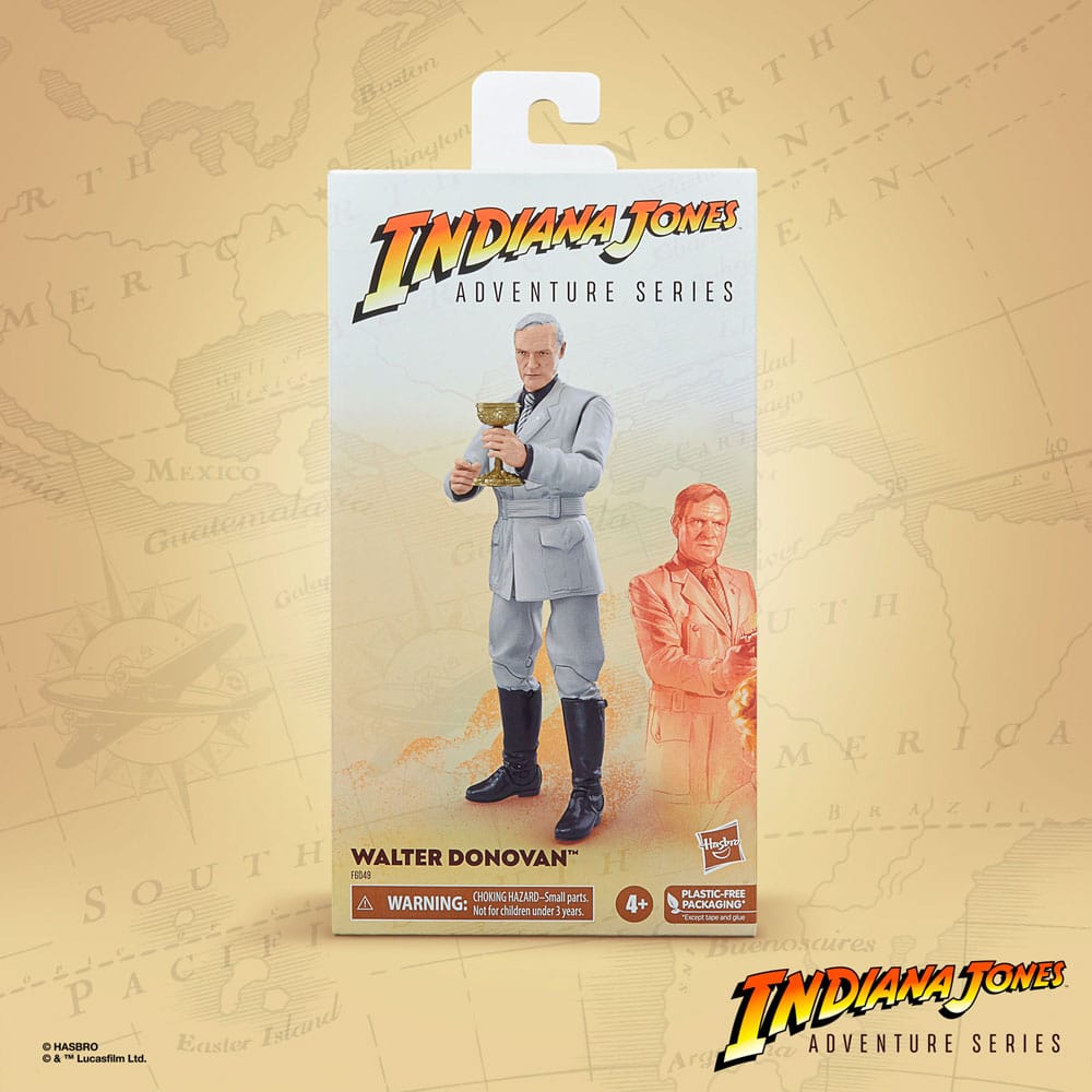 Indiana Jones Adventure Series Actionfigur Walter Donovan (Indiana Jones and the Last Crusade) 15 cm PREORDER - immagine 7