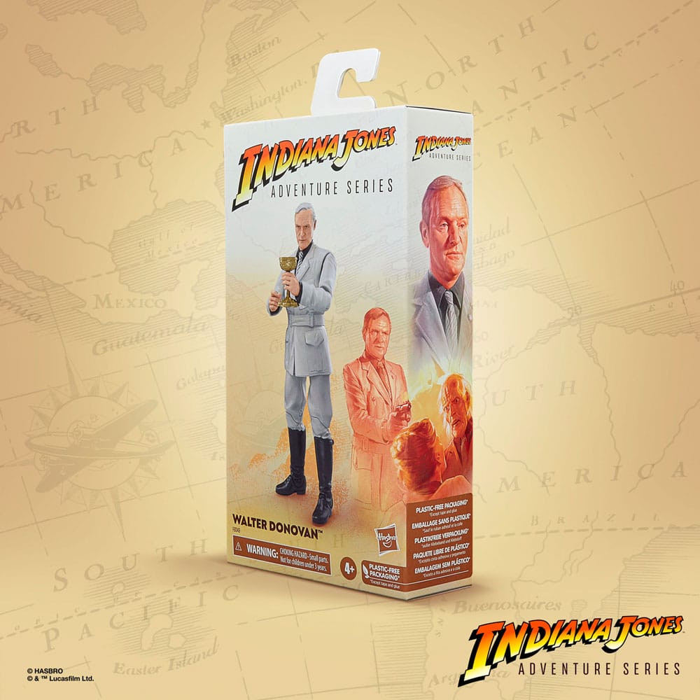Indiana Jones Adventure Series Actionfigur Walter Donovan (Indiana Jones and the Last Crusade) 15 cm PREORDER - immagine 8