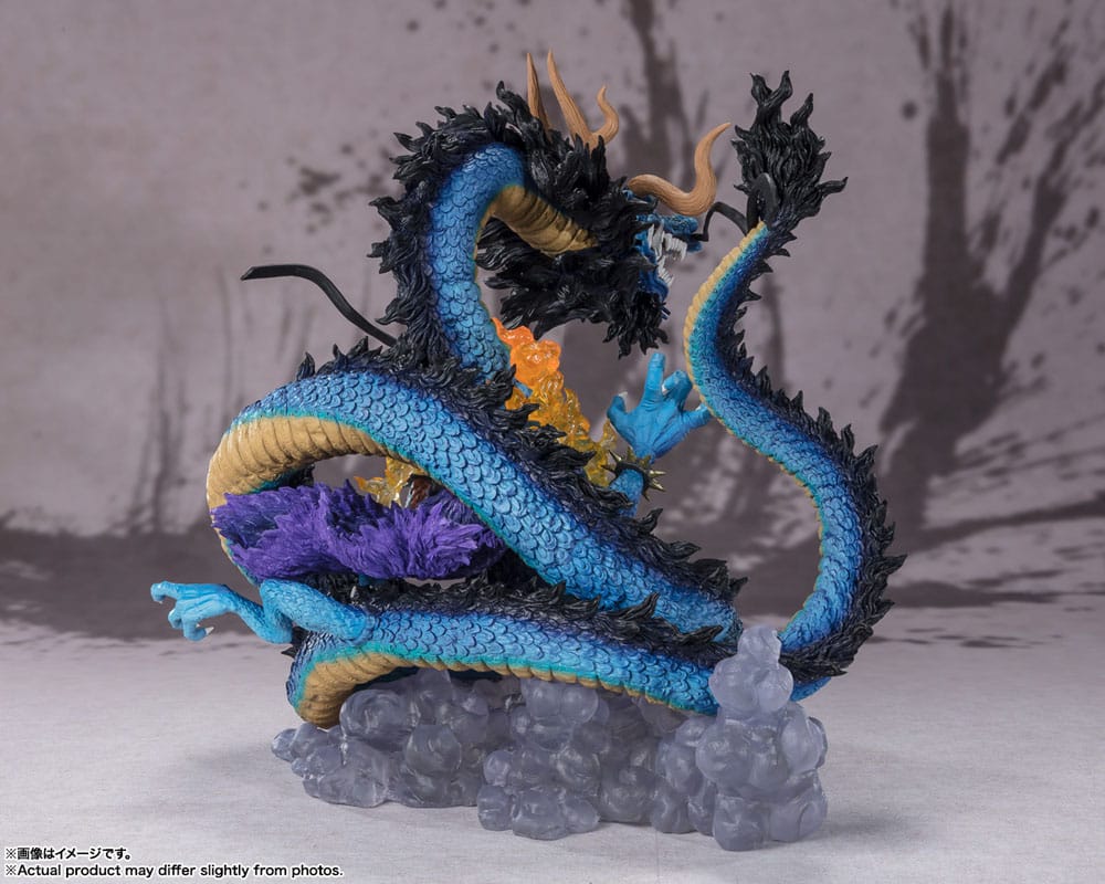 One Piece FiguartsZERO PVC Statue (Extra Battle) Kaido King of the Beasts - Twin Dragons 30 cm PREORDER - immagine 6