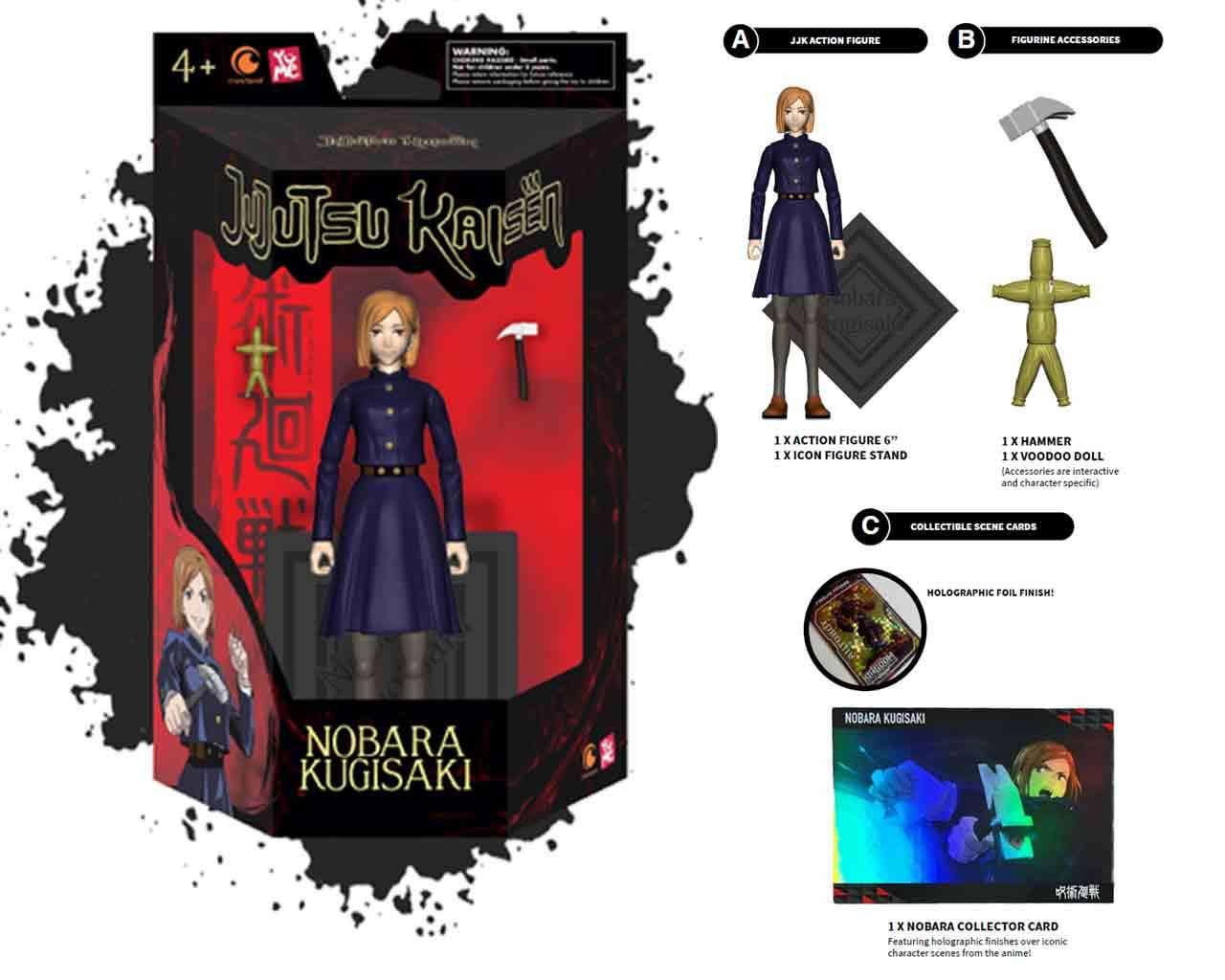 Jujutsu Kaisen - Nobara Kugisaki - 6" Action Figures & Accessories PREORDER