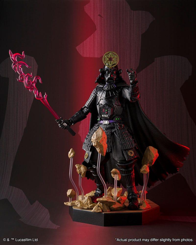 Star Wars: Obi-Wan Kenobi Meisho Movie Realization Action Figure Samurai Taisho Darth Vader (Vengeful Spirit) 18 cm PREORDER - immagine 4