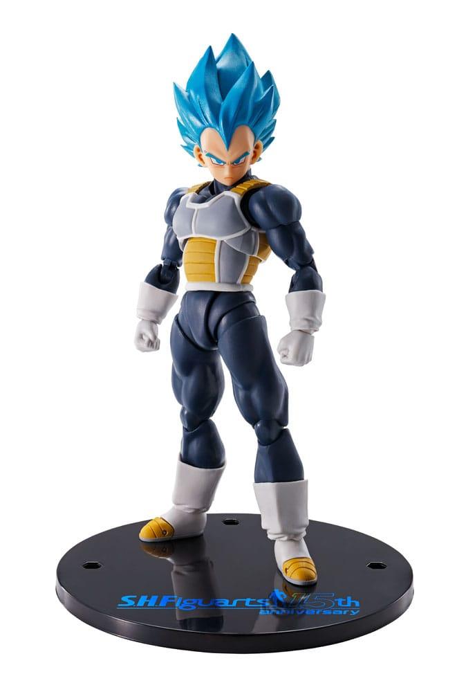 Dragon Ball Super S.H. Figuarts Action Figure Vegeta Super Saiyan Blue (15th Anniversary Version) 14 cm PREORDER