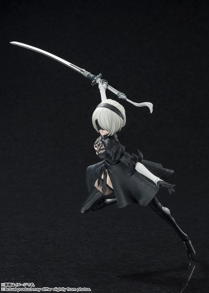 NieR: Automata S.H. Figuarts Action Figure 2B 15 cm - immagine 4