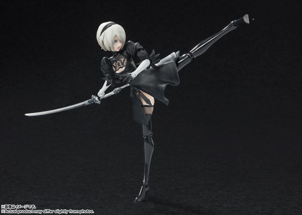 NieR: Automata S.H. Figuarts Action Figure 2B 15 cm - immagine 5