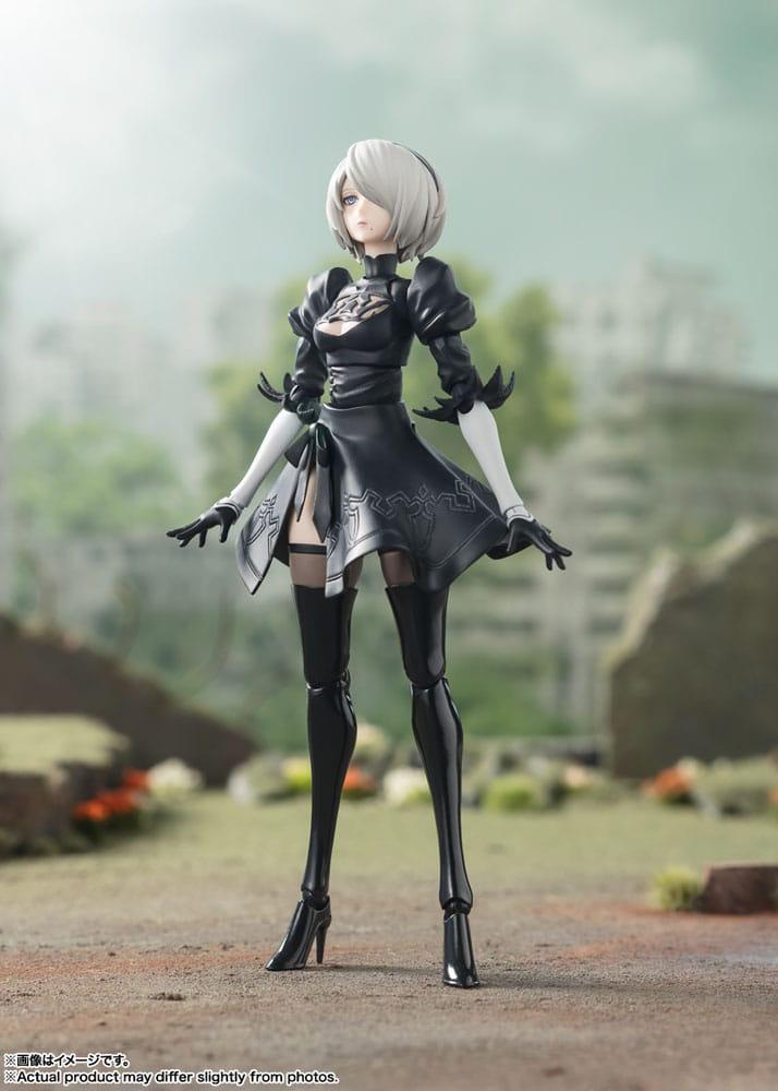 NieR: Automata S.H. Figuarts Action Figure 2B 15 cm - immagine 6