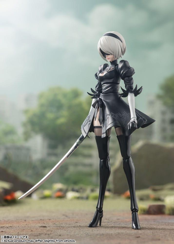 NieR: Automata S.H. Figuarts Action Figure 2B 15 cm - immagine 8