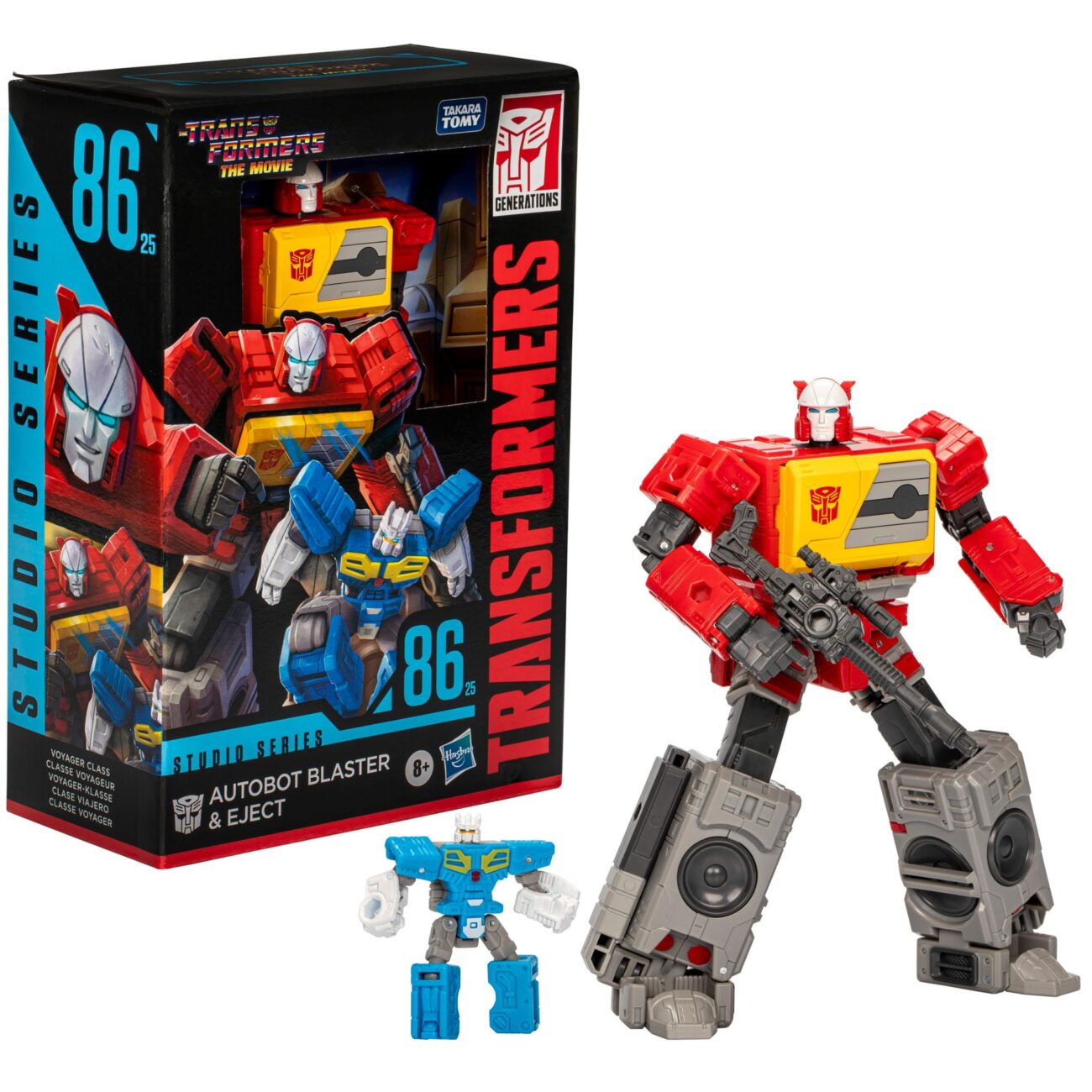 The Transformers: The Movie Generations Studio Series Voyager Class Action Figure Autobot Blaster & Eject 16 cm - immagine 24