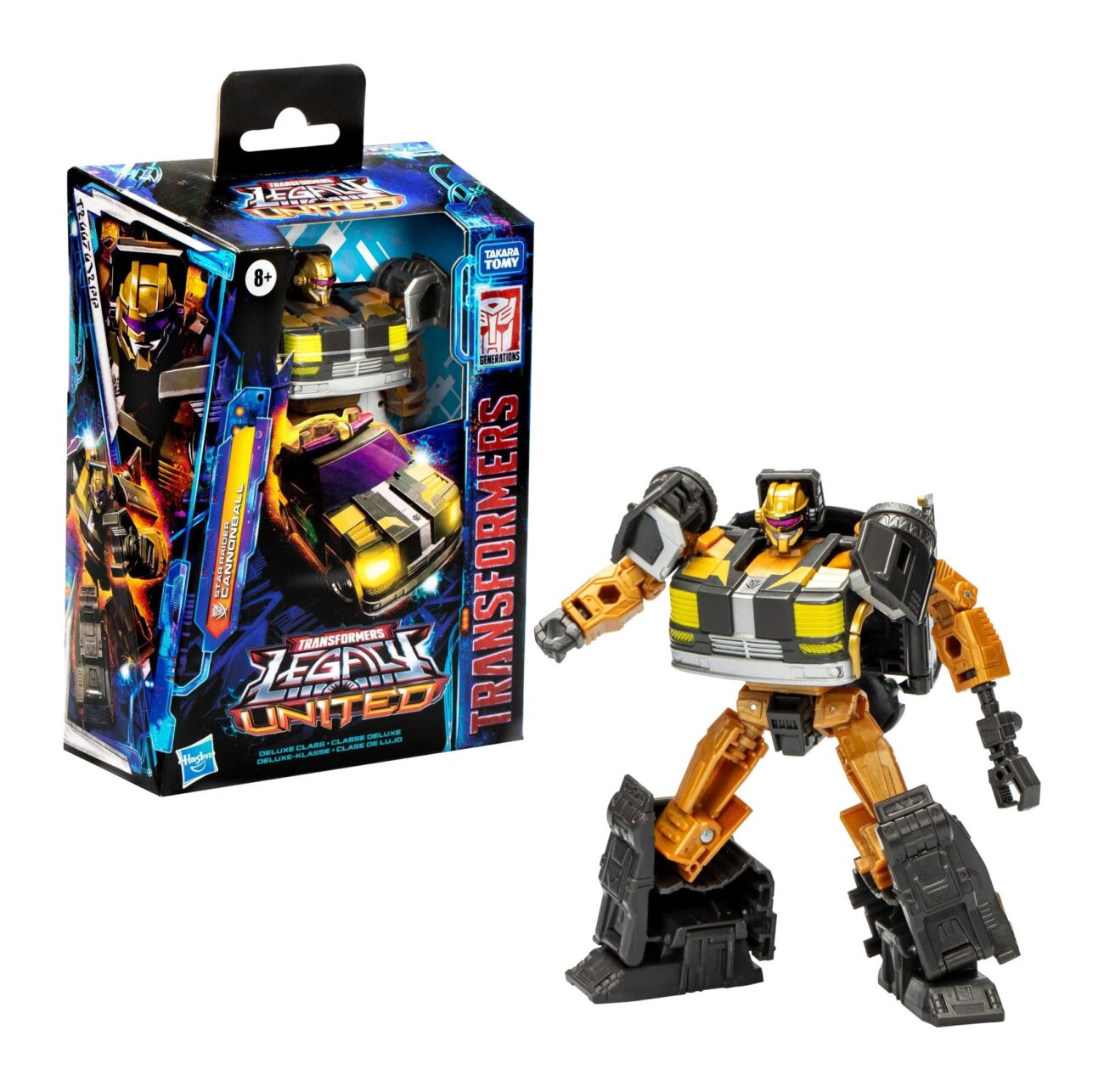 Transformers Generations Legacy United Deluxe Class Action Figure Star Raider Cannonball 14 cm - immagine 28