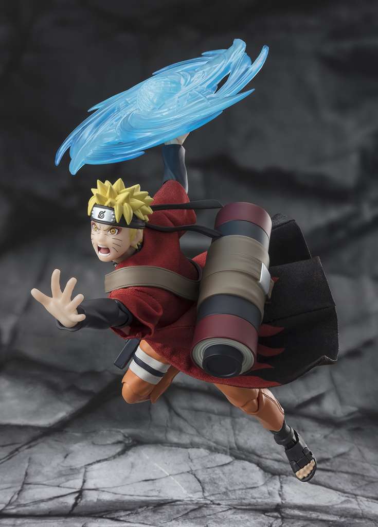 Naruto Shippuden S.H. Figuarts Action Figure Naruto Uzumaki (Sage Mode) - Savior of Konoha 15 cm - immagine 3