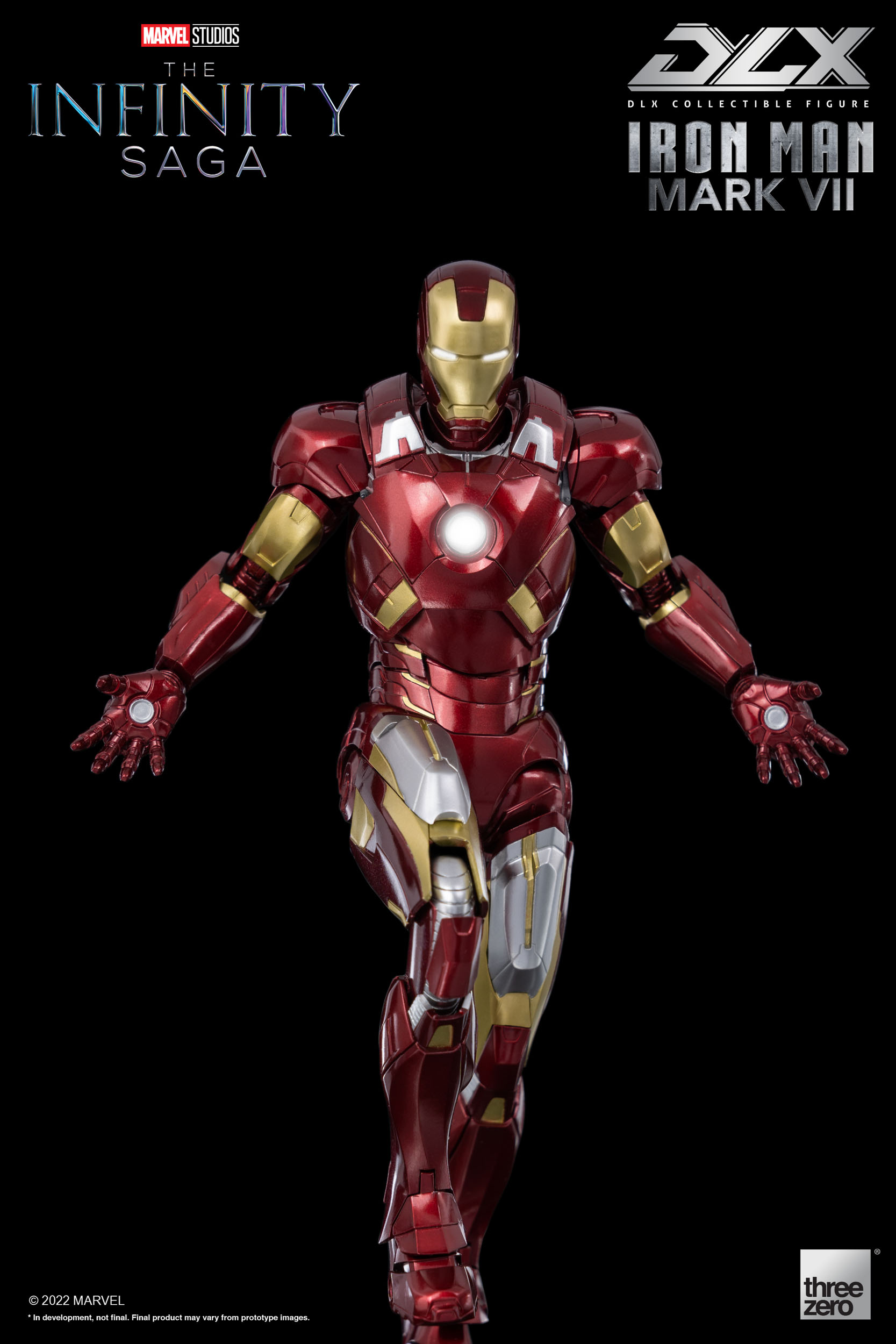 Infinity Saga DLX Action Figure 1/12 Iron Man Mark 7 17 cm - immagine 21
