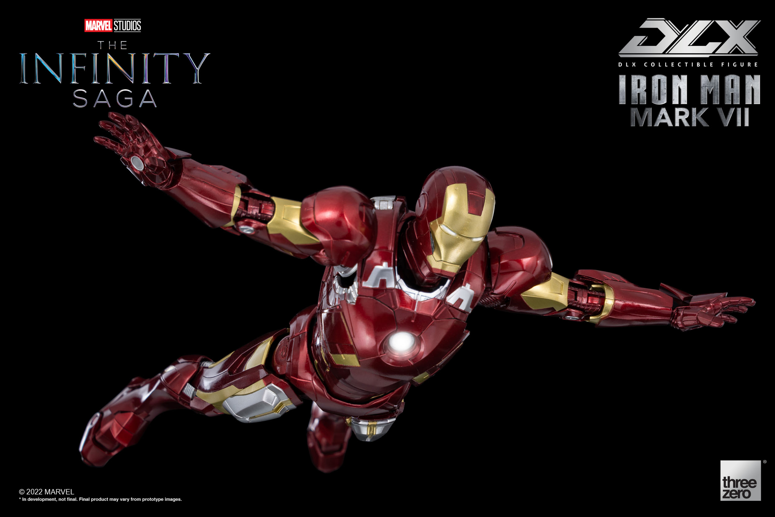 Infinity Saga DLX Action Figure 1/12 Iron Man Mark 7 17 cm - immagine 23