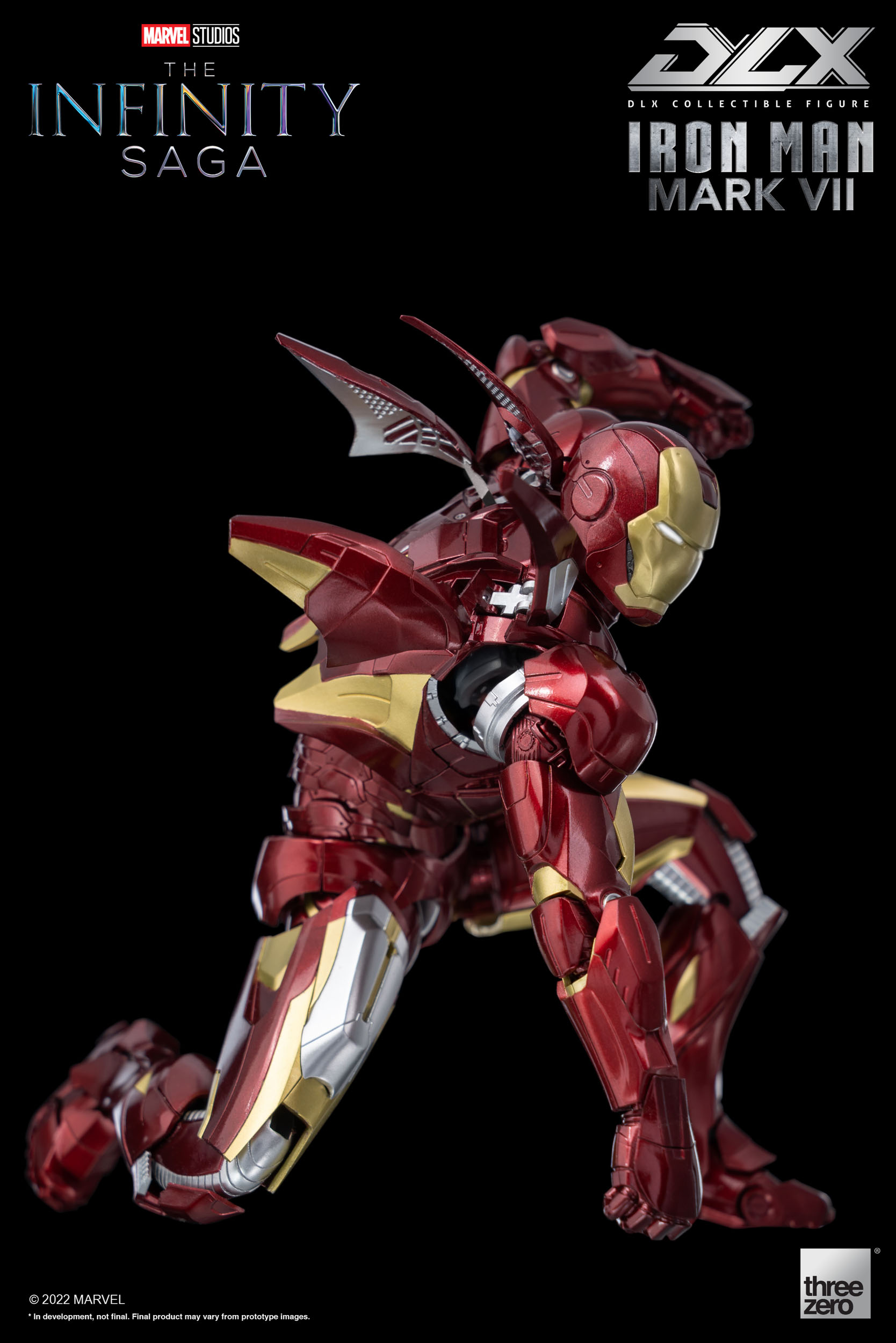 Infinity Saga DLX Action Figure 1/12 Iron Man Mark 7 17 cm - immagine 25