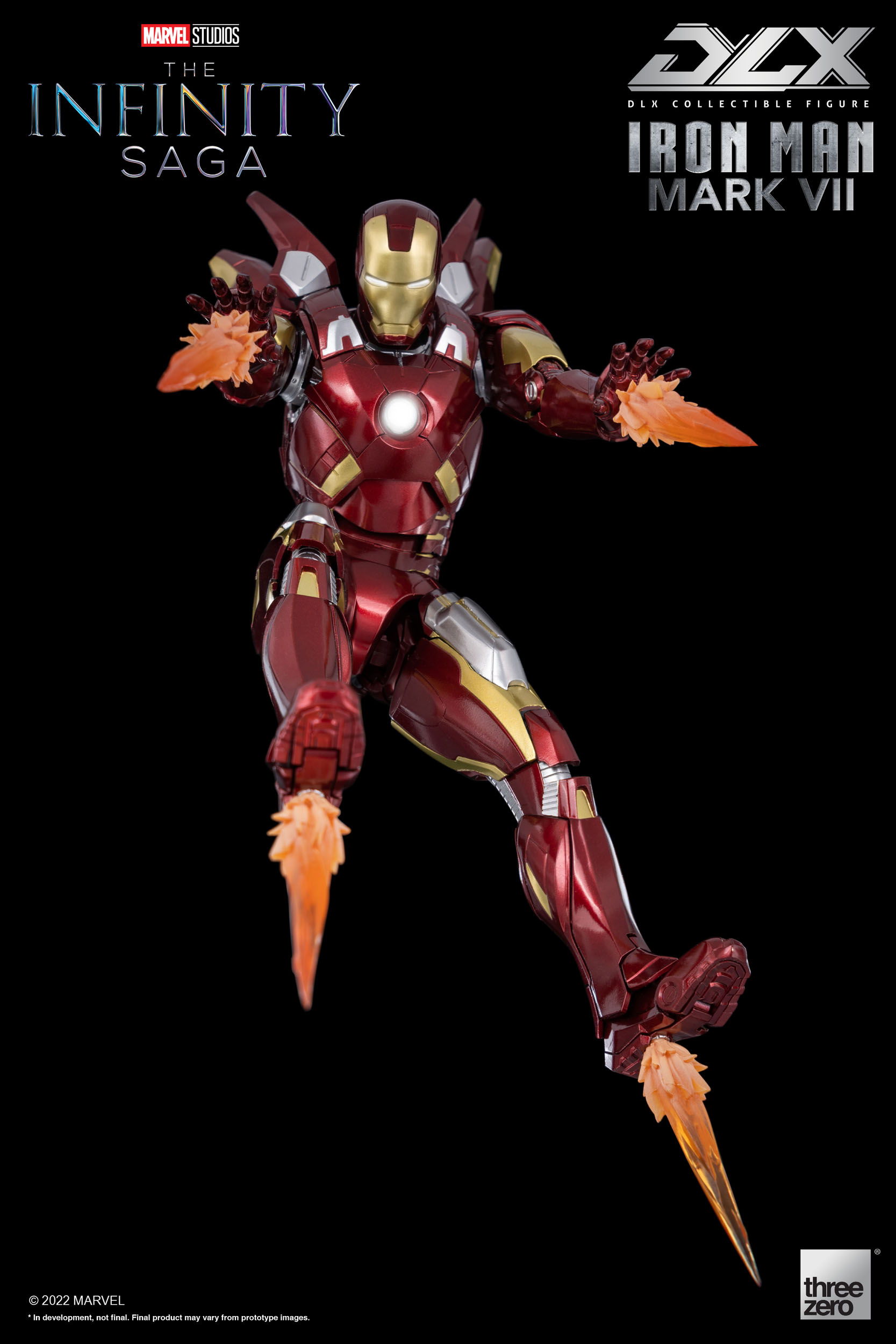 Infinity Saga DLX Action Figure 1/12 Iron Man Mark 7 17 cm - immagine 28