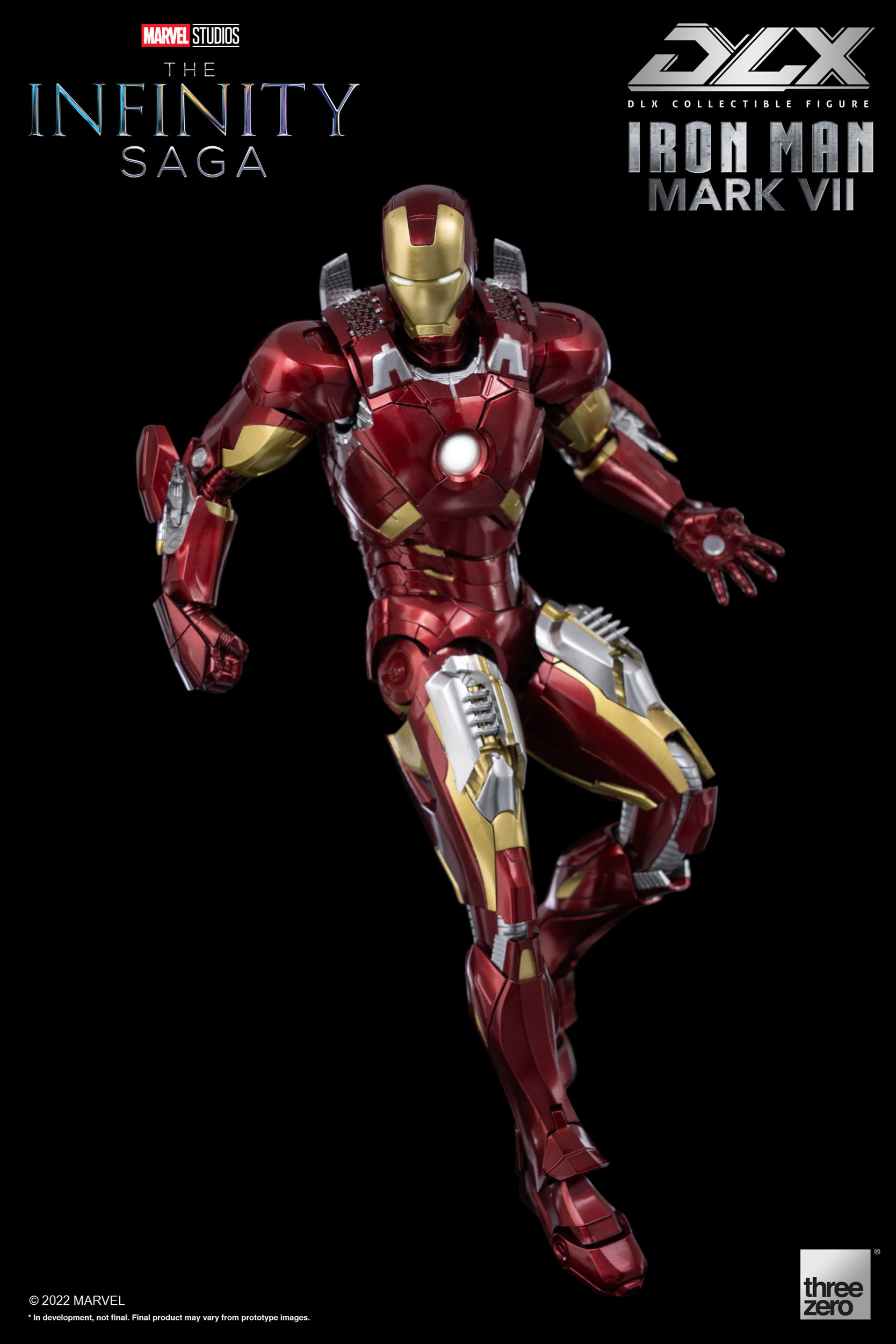 Infinity Saga DLX Action Figure 1/12 Iron Man Mark 7 17 cm - immagine 30