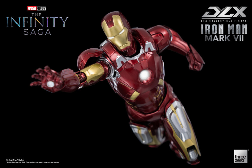 Infinity Saga DLX Action Figure 1/12 Iron Man Mark 7 17 cm - immagine 59