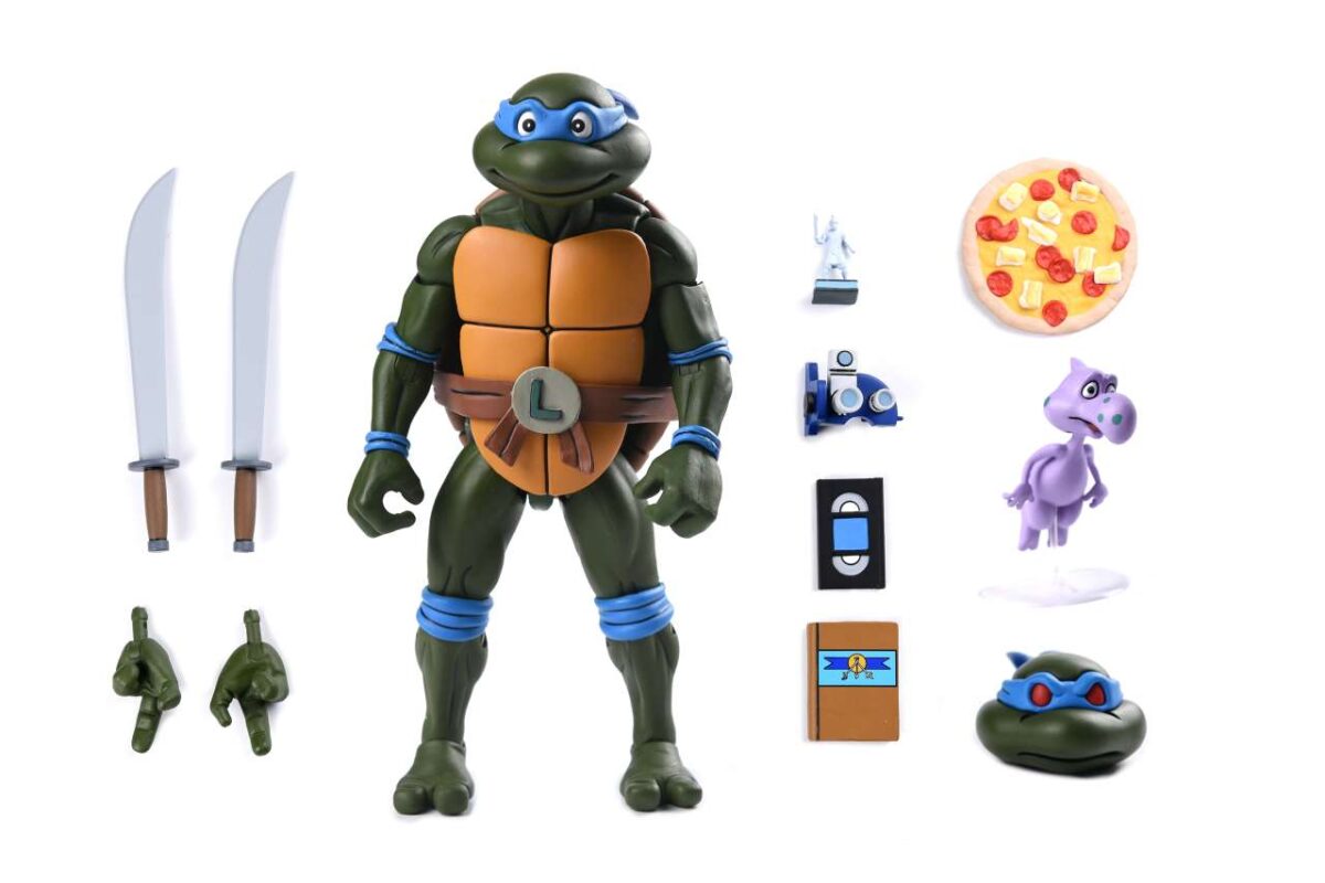 Tmnt Cartoon Ultimate Leonardo Vhs Af_PREORDER - immagine 3