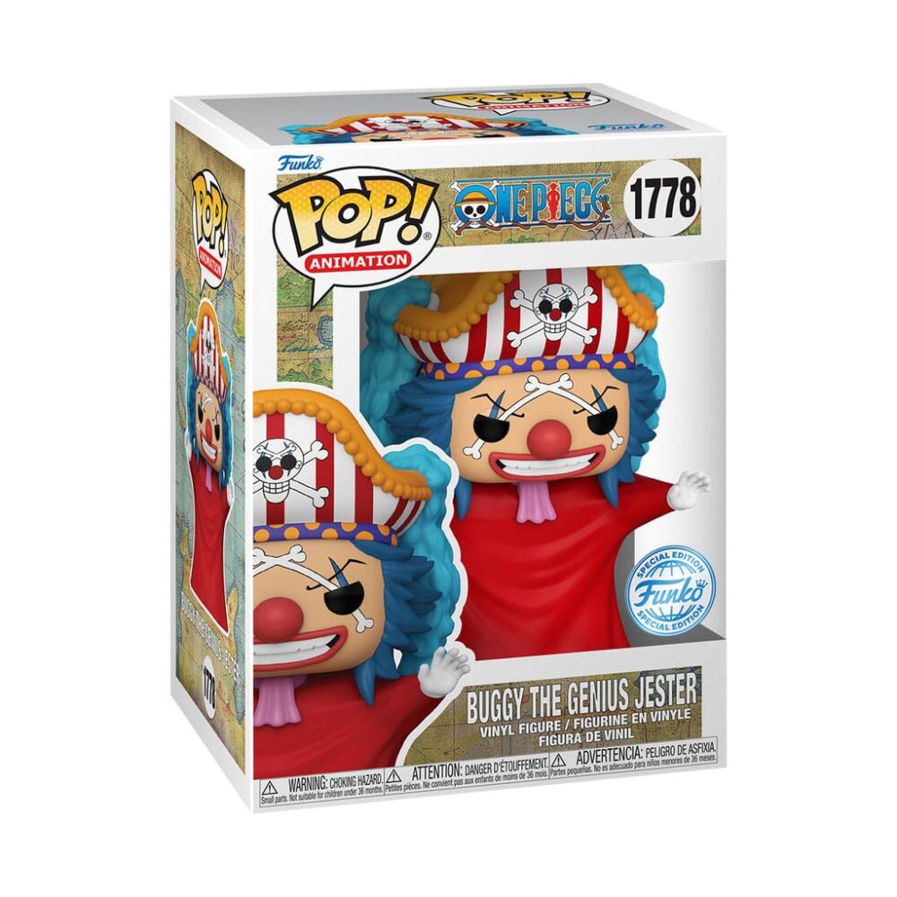 One Piece POP! Movies Vinyl Figure Buggy (Post Time-Skip) Exclusive 9 cm - immagine 2