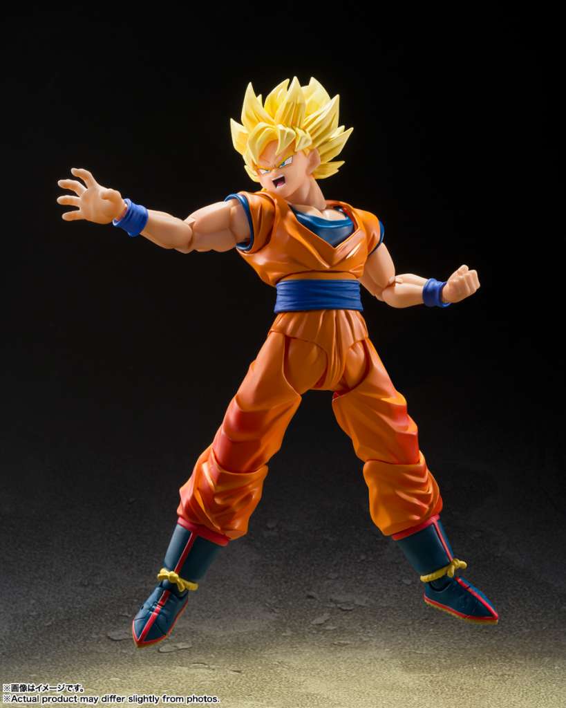 Dragonball Z S.H. Figuarts Action Figure Super Saiyan Full Power Son Goku 14 cm - immagine 2