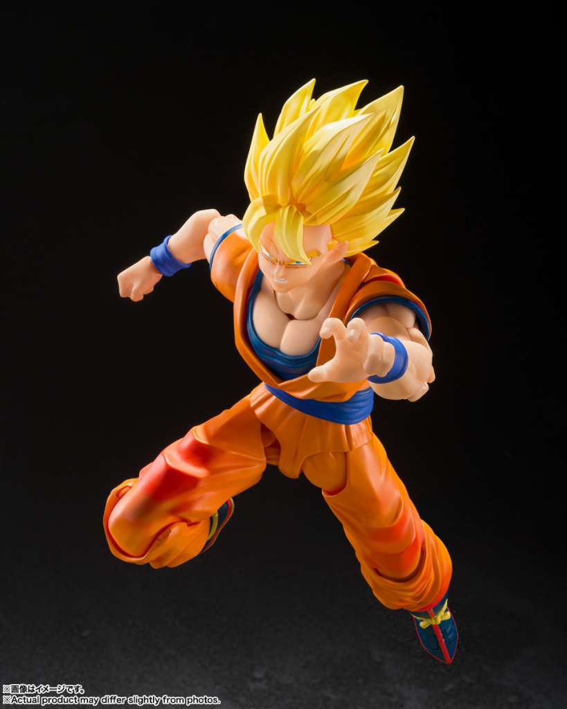 Dragonball Z S.H. Figuarts Action Figure Super Saiyan Full Power Son Goku 14 cm - immagine 3