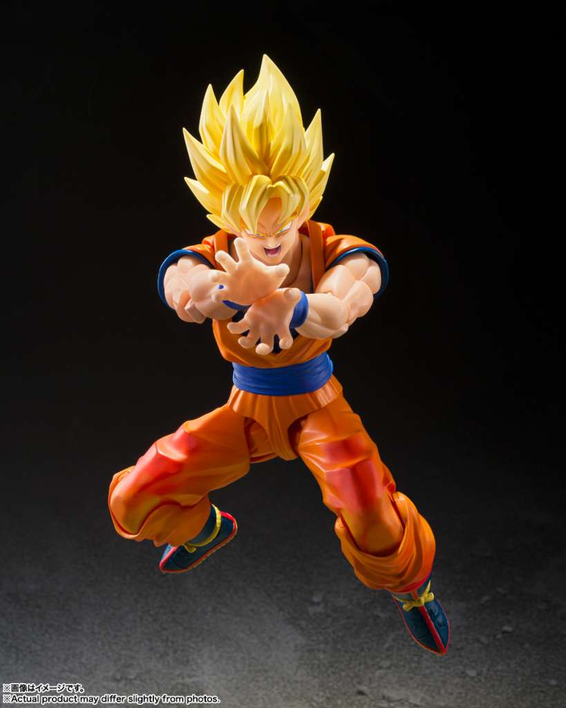 Dragonball Z S.H. Figuarts Action Figure Super Saiyan Full Power Son Goku 14 cm - immagine 4