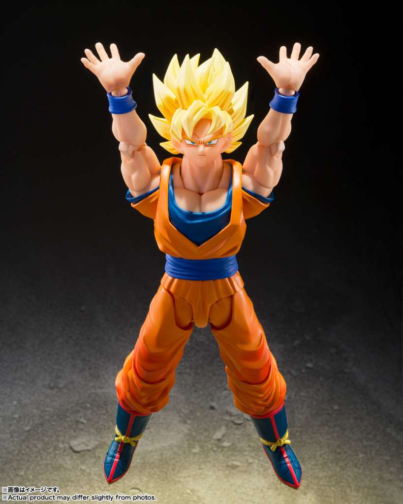 Dragonball Z S.H. Figuarts Action Figure Super Saiyan Full Power Son Goku 14 cm - immagine 5