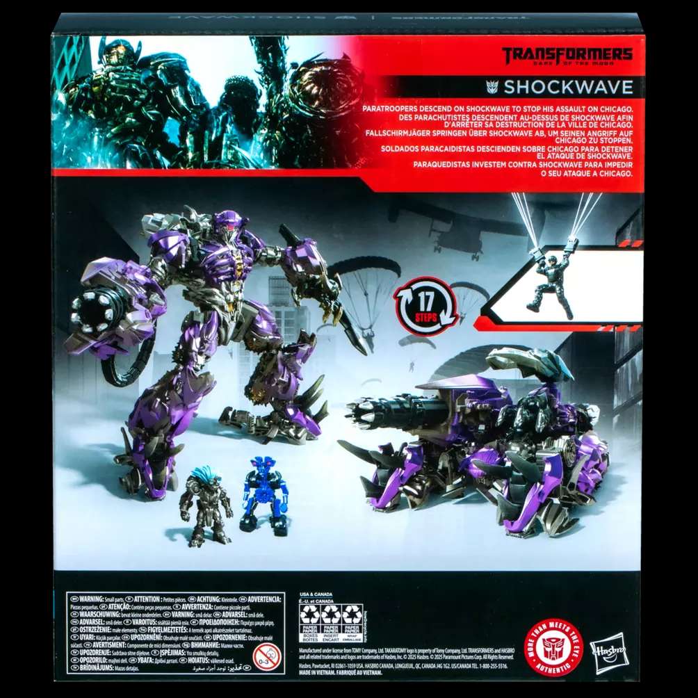 Tramsformers Studio Series Dark Of The Moon Shockwave Action Figure PREORDER - immagine 6