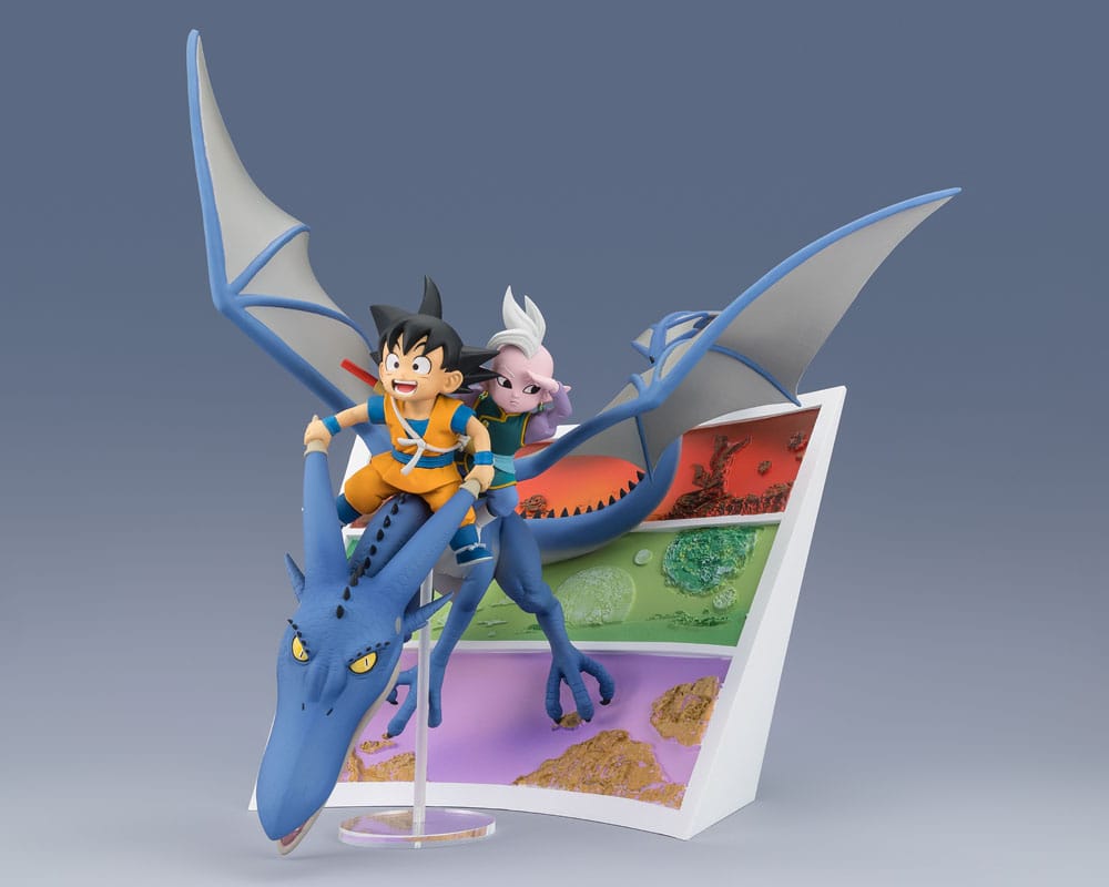 Dragon Ball Figuarts ZERO PVC Statue Son Goku (mini) & Supreme Kai (mini) Welcome to the great Adventure! 23 cm PREORDER - immagine 3