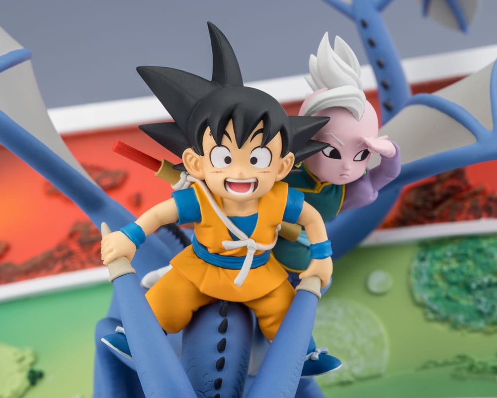 Dragon Ball Figuarts ZERO PVC Statue Son Goku (mini) & Supreme Kai (mini) Welcome to the great Adventure! 23 cm PREORDER - immagine 5