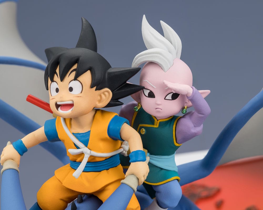 Dragon Ball Figuarts ZERO PVC Statue Son Goku (mini) & Supreme Kai (mini) Welcome to the great Adventure! 23 cm PREORDER - immagine 6