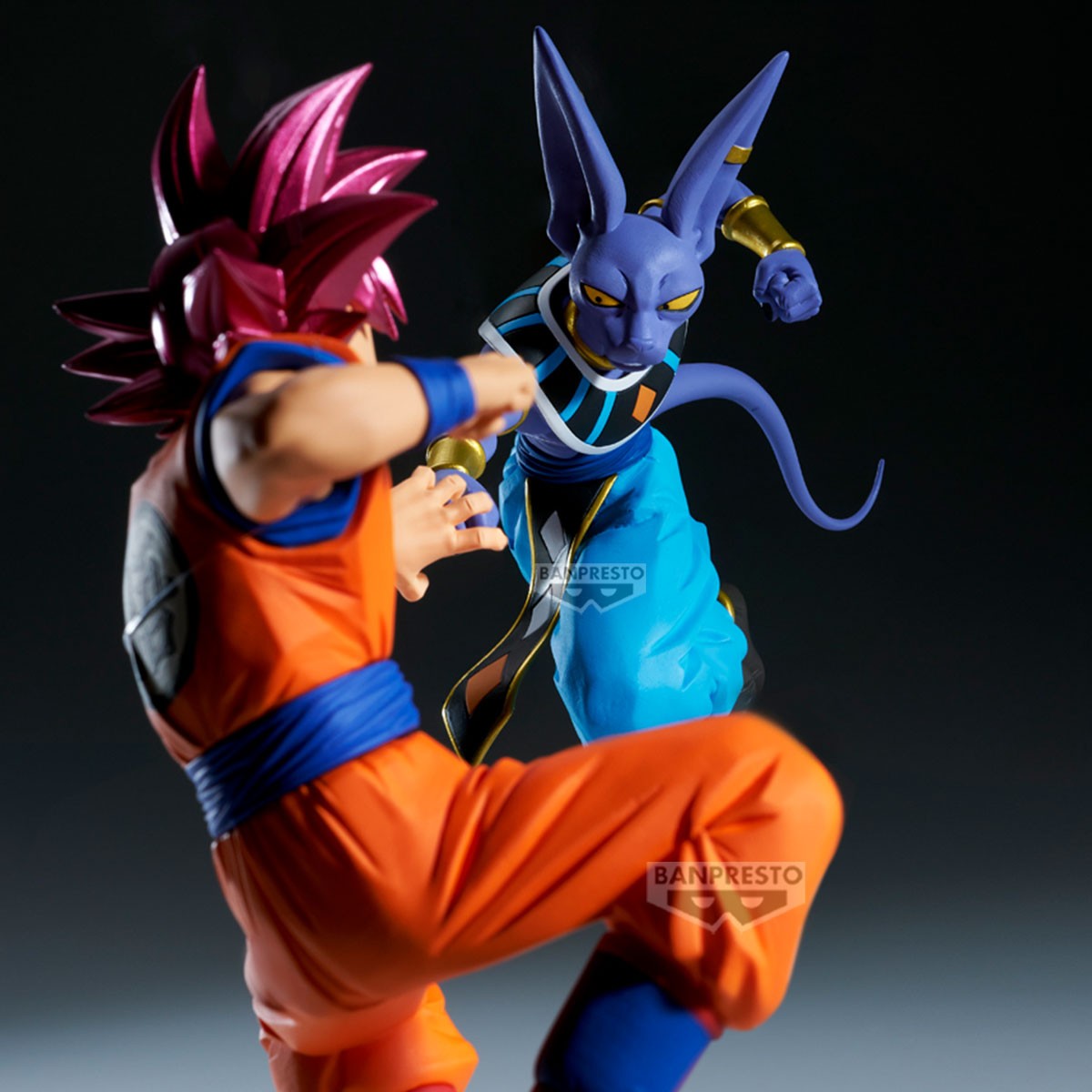 DRAGON BALL SUPER - MATCH MAKERS - BEERUS (CONTRO SUPER SAIYAN GOD SON GOKU) PREORDER - immagine 7