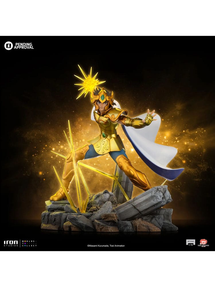 Saint Seiya Art Scale Statue 1/10 Leo Aiolia 24 cm PREORDER - immagine 2