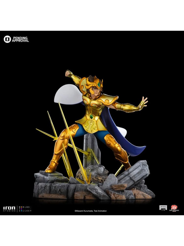 Saint Seiya Art Scale Statue 1/10 Leo Aiolia 24 cm PREORDER - immagine 3
