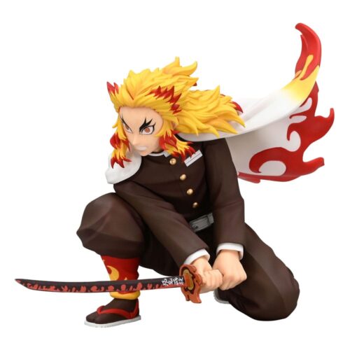 Demon Slayer: Kimetsu no Yaiba Noodle Stopper PVC Statue Rengoku Kyojuro Battle Ver. 10 cm PREORDER