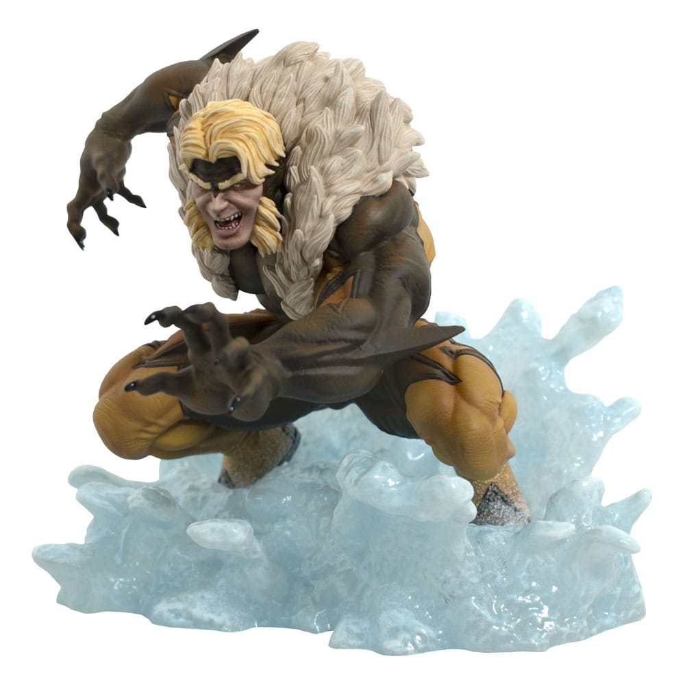 Marvel Comic Gallery PVC Diorama Sabretooth 16 cm PREORDER - immagine 2