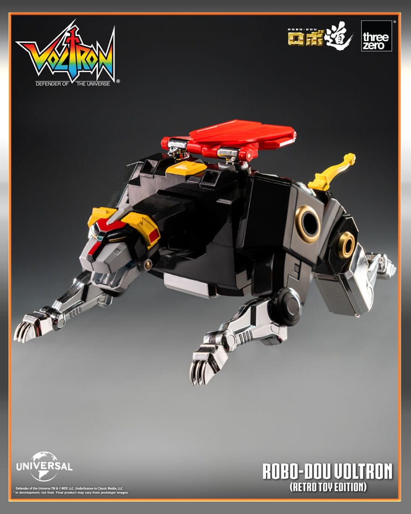 Voltron: Defender of the Universe Robo-Dou Action Figure Voltron Retro Toy Edition 27 cm PREORDER - immagine 9
