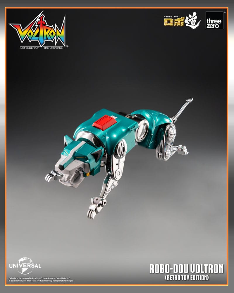 Voltron: Defender of the Universe Robo-Dou Action Figure Voltron Retro Toy Edition 27 cm PREORDER - immagine 7