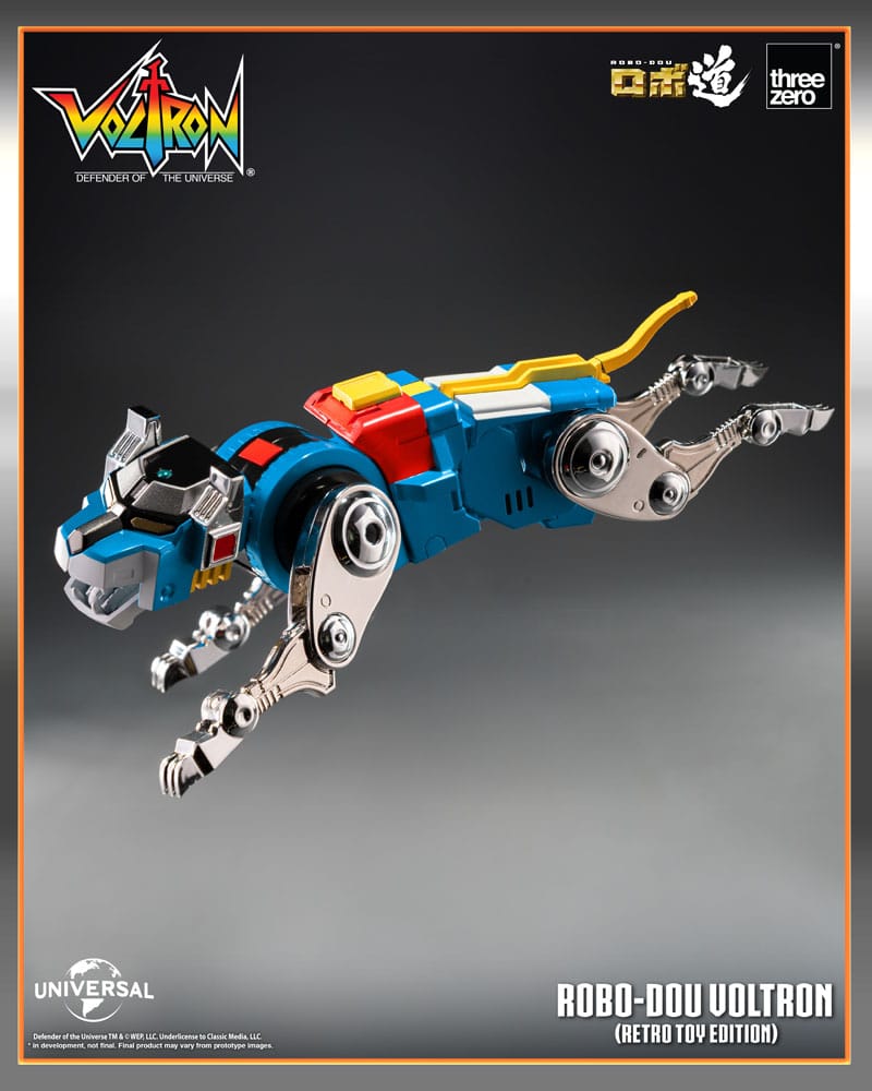 Voltron: Defender of the Universe Robo-Dou Action Figure Voltron Retro Toy Edition 27 cm PREORDER - immagine 6