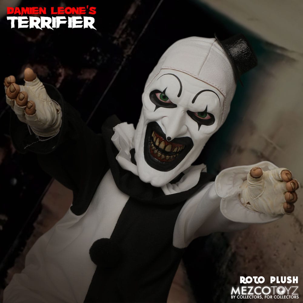 Terrifier Roto Plush Figure Art the Clown 46 cm - immagine 5