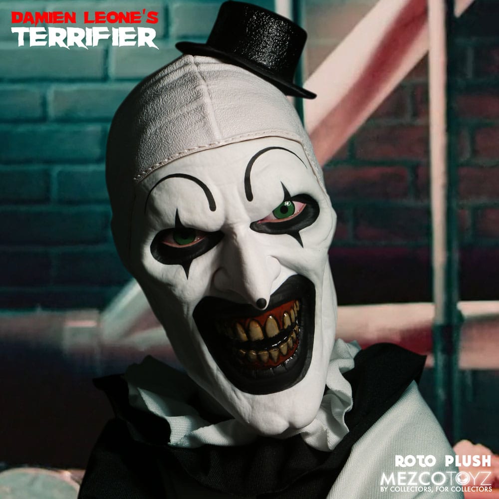 Terrifier Roto Plush Figure Art the Clown 46 cm - immagine 6