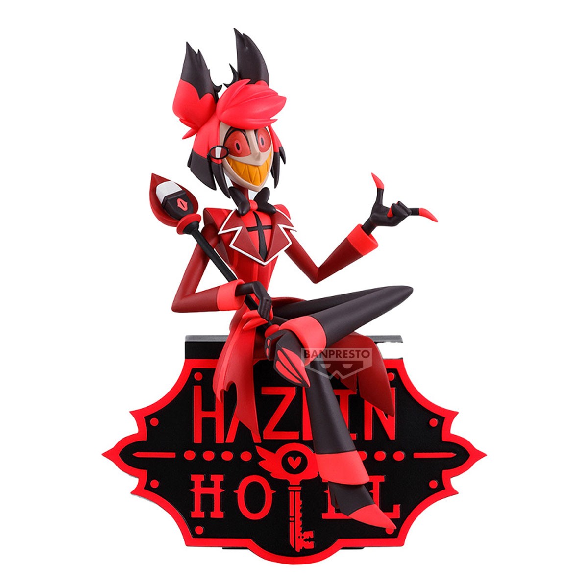 HAZBIN HOTEL - MONITOR TOP FIGURE - ALASTOR Ver. A PREORDER - immagine 2