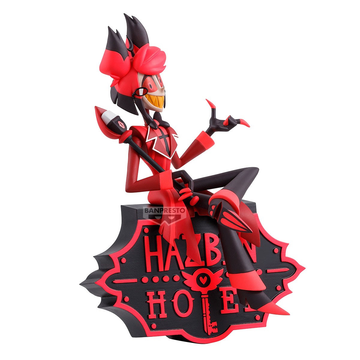 HAZBIN HOTEL - MONITOR TOP FIGURE - ALASTOR Ver. A PREORDER - immagine 3